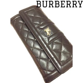 バーバリー(BURBERRY)のBURBERRY キルティング長財布(長財布)