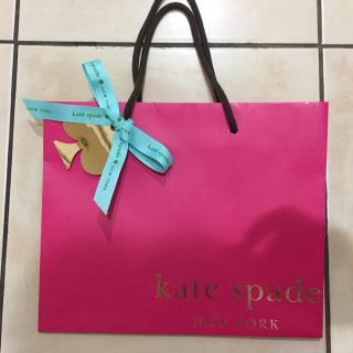 ケイトスペードニューヨーク(kate spade new york)のケイトスペード ペーパーバック ショップ袋 メッセージカード付き(ショップ袋)