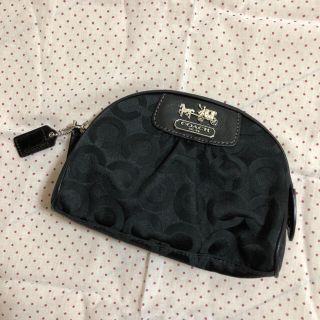 コーチ(COACH)の【あゆい様専用】コーチ 黒ポーチ(ポーチ)