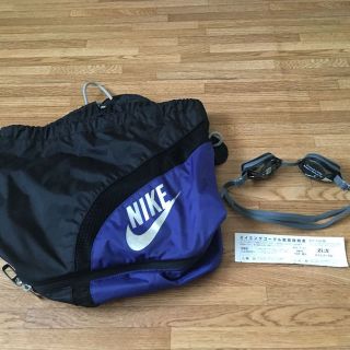 ナイキ(NIKE)のプールバッグ&新品ゴーグル(その他)