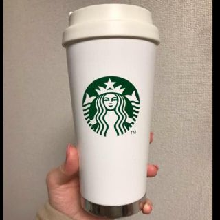 スターバックスコーヒー(Starbucks Coffee)の値下げ！スターバックス ステンレスタンブラー470ml ホワイトto go (タンブラー)