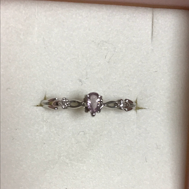 お値下げ！ピンクダイヤ0.11ct  リング レディースのアクセサリー(リング(指輪))の商品写真