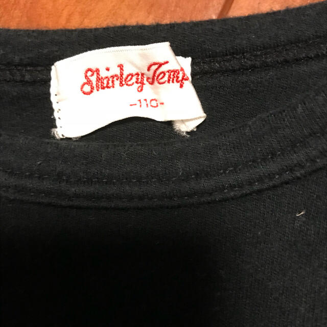 Shirley Temple(シャーリーテンプル)のシャーリーテンプル 長T 110㎝ 黒 キッズ/ベビー/マタニティのキッズ服女の子用(90cm~)(Tシャツ/カットソー)の商品写真