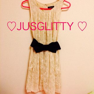 ジャスグリッティー(JUSGLITTY)の♡ジャス♡レースワンピース(ひざ丈ワンピース)