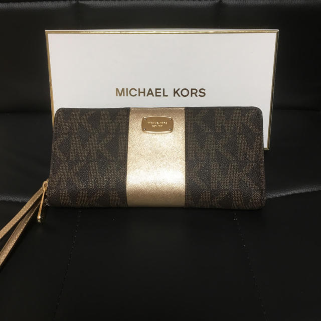 Michael Kors(マイケルコース)の極美品！マイケルコース バイカラー 長財布 レディースのファッション小物(財布)の商品写真
