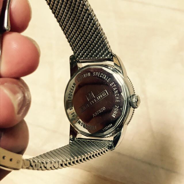 BREITLING(ブライトリング)のスーパーオーシャン 38㎜ 付属品完備 美品 メンズの時計(腕時計(アナログ))の商品写真