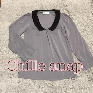 チルアナップ(CHILLE anap)のChille anap❁シフォン ﻿ブラウス(シャツ/ブラウス(長袖/七分))