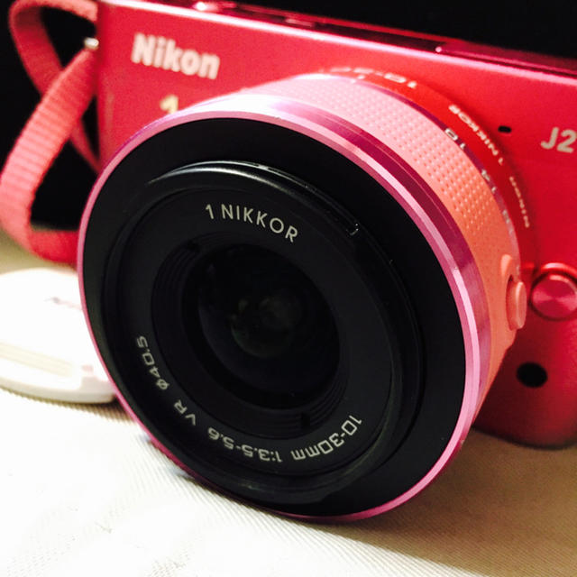 nikon1 j2 レンズ チェリーピンク