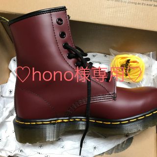 ドクターマーチン(Dr.Martens)の美品 Dr.Martens 8ホール チェリーレッド(ブーツ)