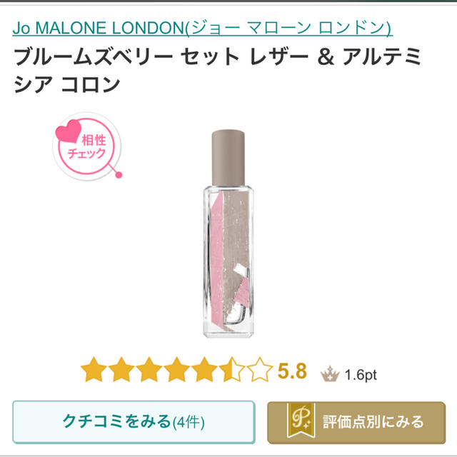 JO MALONE レザー&アルテミンス香水