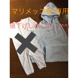 ファミリア(familiar)の☆美品☆ familiar ポンチョ型バスタオル(タオル/バス用品)