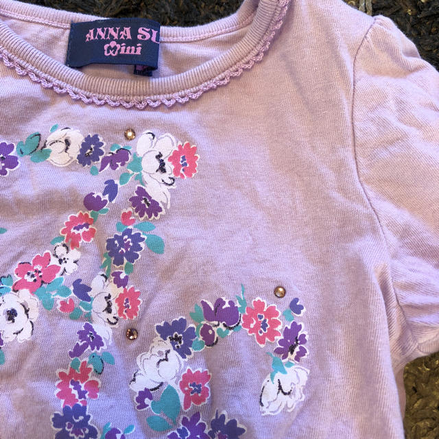 ANNA SUI mini(アナスイミニ)の美品アナスイミニ  トップス キッズ/ベビー/マタニティのキッズ服女の子用(90cm~)(Tシャツ/カットソー)の商品写真