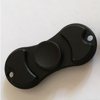 ブラック ハンドスピナー Hand spiner Fidget フィジェット(その他)