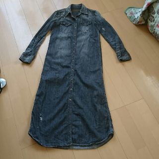 ゴア(goa)のgoaダメージデニムワンピース美品(ロングワンピース/マキシワンピース)