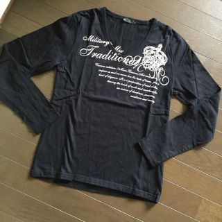 メンズメルローズ(MEN'S MELROSE)のP-95  メンズメルローズ Vネックカットソー サイズ3(Tシャツ/カットソー(七分/長袖))