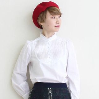 ドットアンドストライプスチャイルドウーマン(Dot&Stripes CHILDWOMAN)のレースピンタックブラウス(シャツ/ブラウス(長袖/七分))