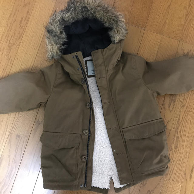 ZARA KIDS(ザラキッズ)のzara boys モッズコート 美品 キッズ/ベビー/マタニティのキッズ服男の子用(90cm~)(コート)の商品写真