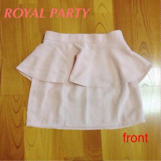 ロイヤルパーティー(ROYAL PARTY)のROYALPARTY ペプラムスカート(ミニスカート)