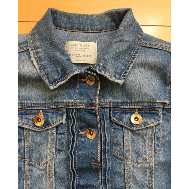 ZARA KIDS(ザラキッズ)のGジャン  Zara girls  9／10歳  ザラ キッズ/ベビー/マタニティのキッズ服女の子用(90cm~)(ジャケット/上着)の商品写真