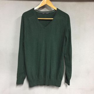 ザラ(ZARA)のミッキー様専用 ZARA men セーター グリーン(ニット/セーター)