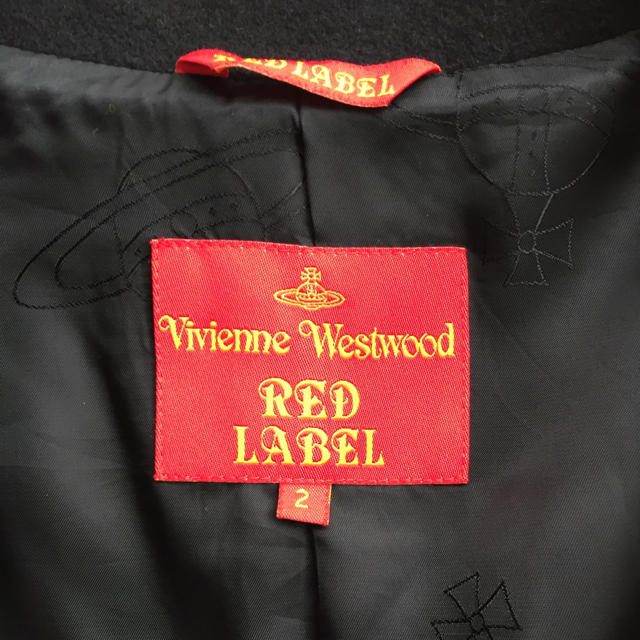 Vivienne Westwood(ヴィヴィアンウエストウッド)の再お値下げ！ヴィヴィアンウエストウッド ラブ襟コート サイズ2 レディースのジャケット/アウター(ロングコート)の商品写真