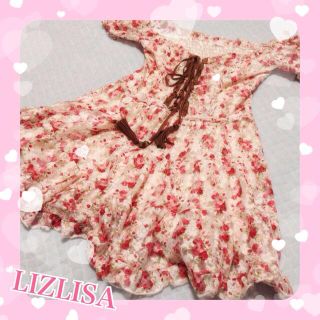 リズリサ(LIZ LISA)のLIZLISA＊限定花柄ワンピ(ミニワンピース)