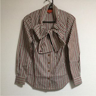 ヴィヴィアンウエストウッド(Vivienne Westwood)の新品 Vivienne Westwood ストライプシャツ(シャツ/ブラウス(長袖/七分))