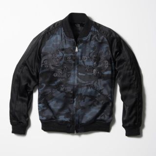 新品 氷室京介 50着限定!ブルーライジングスカジャン シルク Lサイズ