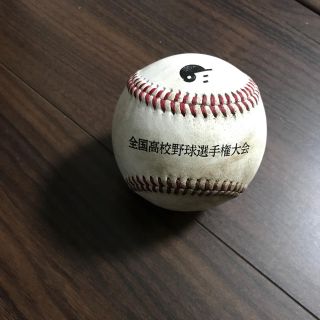 ミズノ(MIZUNO)の激レア 高校野球試合球＊100周年記念ロゴ入り(ボール)