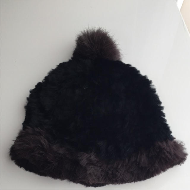 CA4LA(カシラ)のカシラ ラビットファー 帽子 レディースの帽子(ニット帽/ビーニー)の商品写真