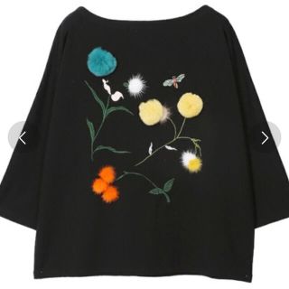 アメリヴィンテージ(Ameri VINTAGE)のアメリ ヴィンテージ LAUREN FUR TEE ファートップス(カットソー(長袖/七分))