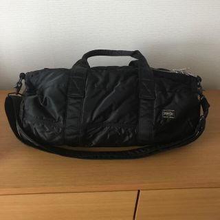 ポーター(PORTER)のいいこ様専用 美品 PORTER ポーター タンカー ロールボストン M 黒(ボストンバッグ)