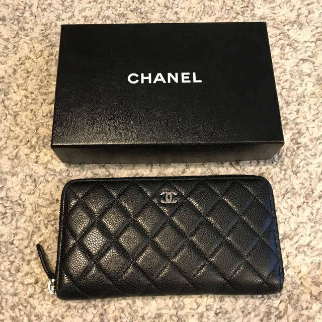 CHANEL(シャネル)のCHANEL シャネル マトラッセ キャビアスキン 長財布 レディースのファッション小物(財布)の商品写真