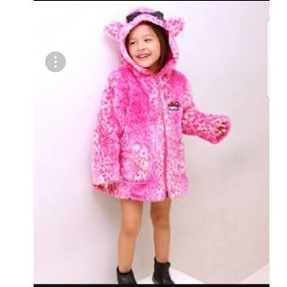 アナップキッズ(ANAP Kids)のANAP♥ヒョウ柄アウター(90)(コート)