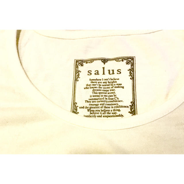 salus(サルース)のsalus. Ｔシャツ レディースのトップス(Tシャツ(半袖/袖なし))の商品写真