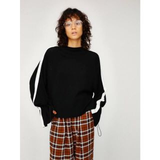 マウジー(moussy)のmoussy  ラインデザインセーター(ニット/セーター)