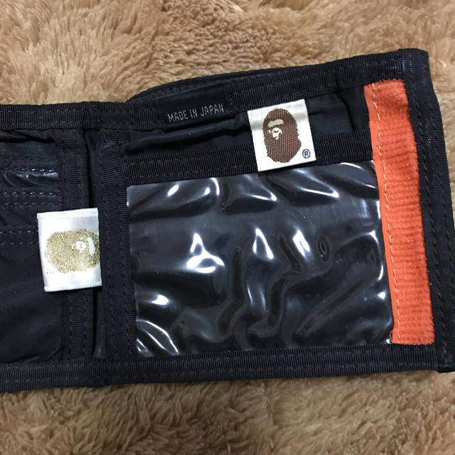 A BATHING APE(アベイシングエイプ)のポーター財布 エイプコラボ メンズのファッション小物(折り財布)の商品写真