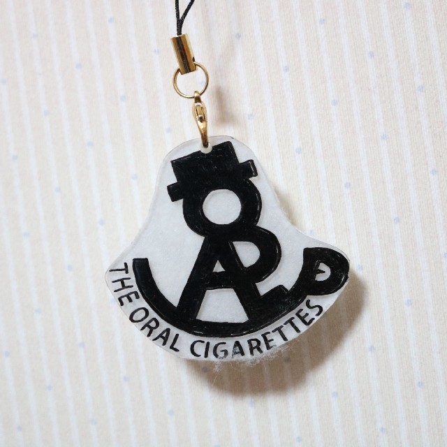 THE ORAL CIGARETTS オーラルくん プラ板 プラバンキーホルダー THE ORAL CIGARETTS オーラルくん プラ板 プラバンキーホルダー