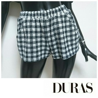 デュラス(DURAS)のDURAS*チェックショートパンツ(ショートパンツ)