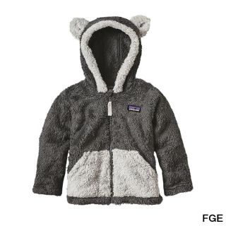 パタゴニア(patagonia)のぺみん様パタゴニア ヘビー4Ｔ こぐまフリース グレー110センチ(ジャケット/上着)