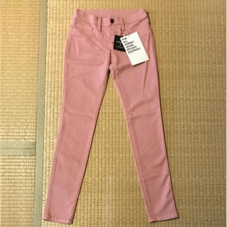 マウジー(moussy)の新品☆マウジー☆カラー デニム レギンス☆ピンク サイズ1(スキニーパンツ)