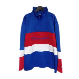 チャンピオン(Champion)の90's Champion ハーフジップ ブルゾン トラックトップ ジャージ(ブルゾン)