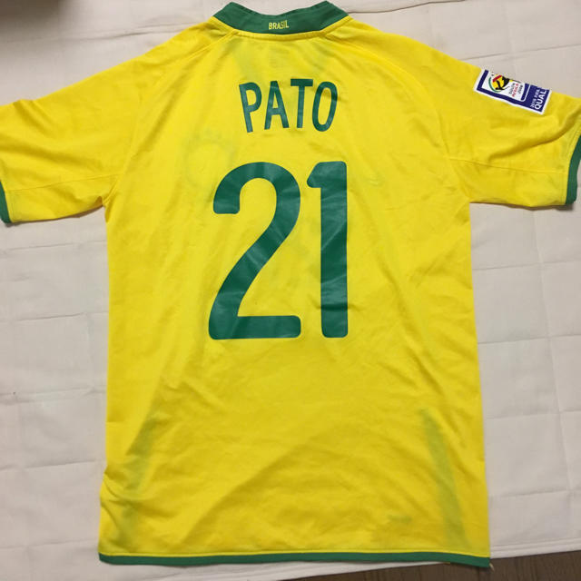 NIKE(ナイキ)のブラジル代表 レプリカ ユニフォーム NIKE #21 PATO スポーツ/アウトドアのサッカー/フットサル(ウェア)の商品写真
