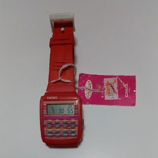 カシオ(CASIO)のむらさき様専用★ カシオ ポップトーン  poptone LDF-40 レッド(腕時計)