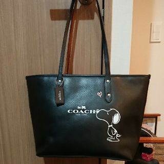 コーチ(COACH)のCOACHスヌーピートート&新品ミニ財布(トートバッグ)