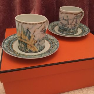 エルメス(Hermes)のエルメス カップ&ソーサー 未使用(グラス/カップ)