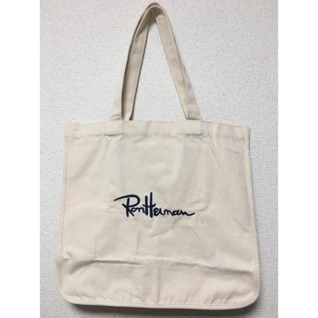 Ron Herman(ロンハーマン)のレア！トートバッグ ロンハーマン黒・白 レディースのバッグ(トートバッグ)の商品写真