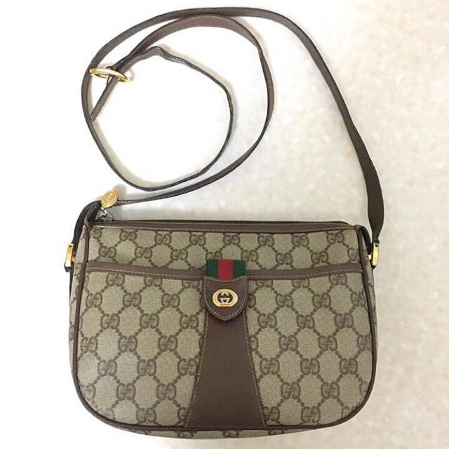 Gucci - オールドグッチ ショルダー ショルダーバッグ グッチ レトロ