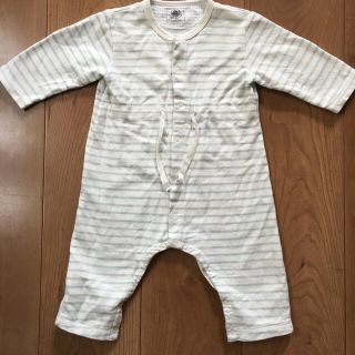 プチバトー(PETIT BATEAU)のプチバトー ロンパース 6m(ロンパース)