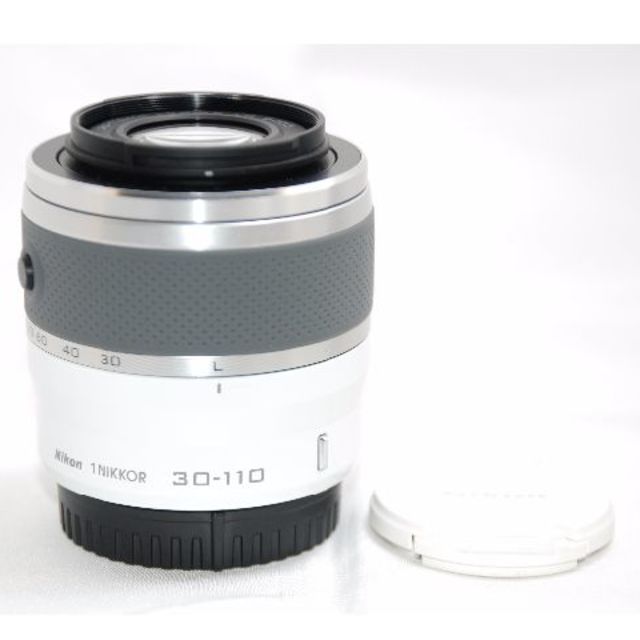 Nikon(ニコン)の☆美品☆Nikon 1 NIKKOR VR 30-110mmホワイト スマホ/家電/カメラのカメラ(レンズ(ズーム))の商品写真